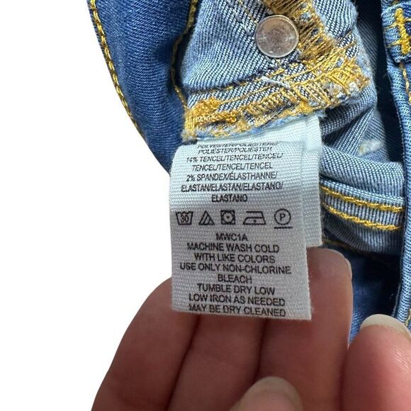 Free People jeans 28 destroyed long and lean denim jeans - Picture 5 of 6